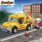 Set constructie Camion mic pompieri, Banbao