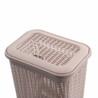 Cos rufe tip ratan, pereti perforati, 50 litri