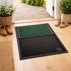 Covor dezinfectant, cauciuc si mocheta, 90x60x3 cm