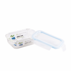 Cutie pentru alimente, din sticla termorezistenta, capac din plastic, 370 ml, Fresh Food