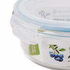 Cutie pentru alimente, din sticla termorezistenta, capac din plastic, 950 ml, Fresh Food