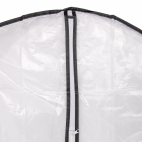 Husa protectie haine, cu fermoar, 137x60 cm