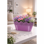 Koronka csipkézett virágláda