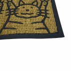 Welcome Cats kókusz lábtörlő, 60x40 cm