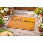 Good Day festett kókusz lábtörlő, 60x40 cm