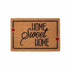 Sweet Home festett kókusz lábtörlő, 60x40 cm