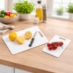 Vágódeszka, 2 db-os szett, 34x24x0,5 cm + 24x14.5x0,4 cm