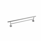 Suport pentru prosop, bara dubla, montare pe perete, inox satinat, 60 cm