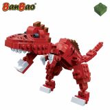 Set constructie Dinozaur biped, rosu, Banbao