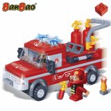 Set constructie Camion pompieri, Banbao