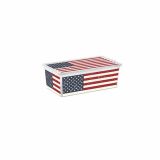 Cutie depozitare, 18 litri, C Box, American Flag M