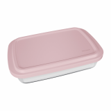 Vas dreptunghiular cu capac de plastic, 1,6 litri, Marinex
