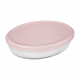 Vas oval cu capac de plastic, 1,6 litri, Marinex