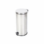 Cos gunoi rotund, cu pedala, 30 litri, Promo Inox
