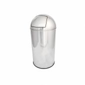Cos gunoi rotund, inox, 35 litri, Push