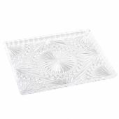 Kristály típusú tálca, 32,5x27,5 cm