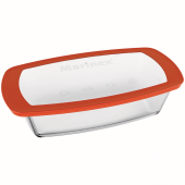 Cutie pentru alimente, din sticla, cu capac din plastic, 1,5 litri