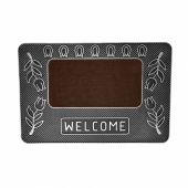Welcome gumi és textília lábtörlő, 60x40 cm