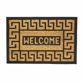 Welcome Greek kókusz lábtörlő, 60x40 cm