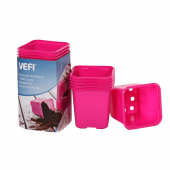 Set 20 ghivece rasad, dimensiune 8x8 cm