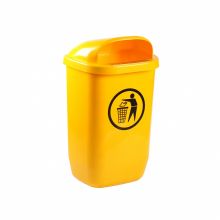 Cos stradal, cu platbanda pentru stalp