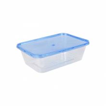 Reusable ételtároló doboz készlet, téglalap alakú, 750 ml, 10 db Reusable ételtároló doboz készlet, téglalap alakú, 750 ml, 10 db