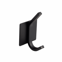 Maxi öntapadós fogas, négyzet forma, matt fekete inox