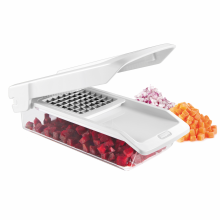 Aparat cu doua lame pentru taiat fructe si legume