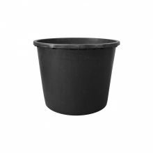 Butoi cu capac, 500 litri, negru