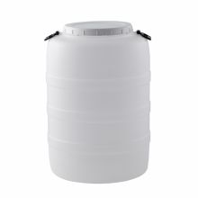 Butoi cu capac filetat si manere, 120 litri