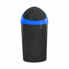Cos gunoi cu capac glisant, 30 litri, Cosmo, corp negru Cos gunoi cu capac glisant, 30 litri, Cosmo, corp negru