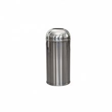 Cos gunoi, inox, capac deschis, 50 litri Cos gunoi, inox, capac deschis, 50 litri