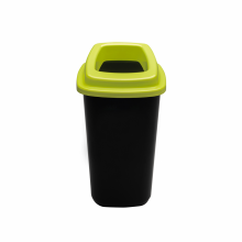 Cos gunoi pentru colectare selectiva, 45 litri, capac deschis