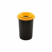 Cos gunoi pentru colectare selectiva, 50 litri, capac deschis