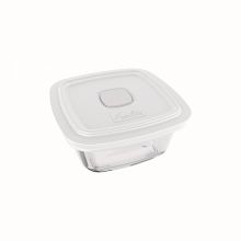 Marinex négyzet alakú ételtároló doboz, légmentesen záró tetővel, 2 liter Marinex négyzet alakú ételtároló doboz, légmentesen záró tetővel, 2 liter