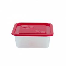 Ételtároló doboz, négyzet alakú, 1,2 liter