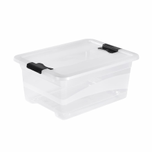 Cutie depozitare, 12 litri, Cornelia, transparenta