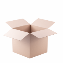 Kartondoboz, 45x45x45 cm, barna, 10 darab