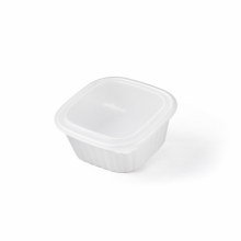 Cutie pentru alimente, cu capac ermetic, patrata 300 ml, Dorica