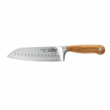 FeelWood Santoku kés, fanyelű, 17 cm