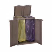 Dulap pentru colectare selectiva, 2 suporti saci