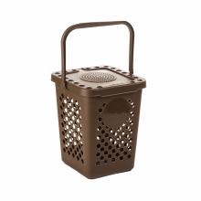 Galeata patrata pentru compost, pereti perforati, 10 litri Galeata patrata pentru compost, pereti perforati, 10 litri