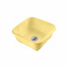 BACI&TAPI szögletes lavór, lefolyóval