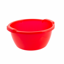 Kerek lavór, foganytús, 8 liter, piros