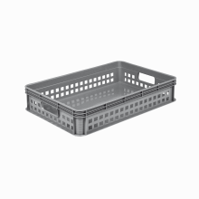 Robert lyukasztott falú láda, 22 literes, szürke