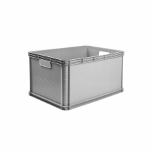 Robert tömörfalú láda, 64 literes, szürke