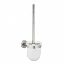 WC kefe, fali tartóval, műanyag