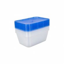 Reusable ételtároló doboz készlet, téglalap alakú, 1 liter, 10 db Reusable ételtároló doboz készlet, téglalap alakú, 1 liter, 10 db