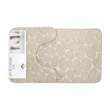 Stones fürdőszobai szőnyeg szett, 2 darab