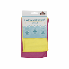 Set 2 lavete microfibra, pentru sticla, 30x30 cm